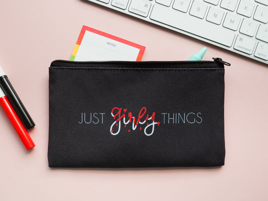 Just Girly Things Canvas Pouch