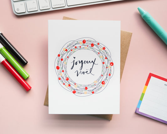 Joyeux Noël Christmas Card