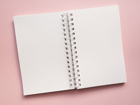 Just Girly Things Dot Grid Notebook