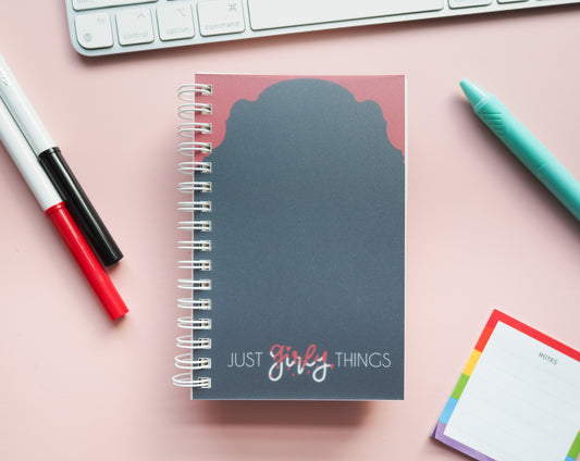 Just Girly Things Dot Grid Notebook