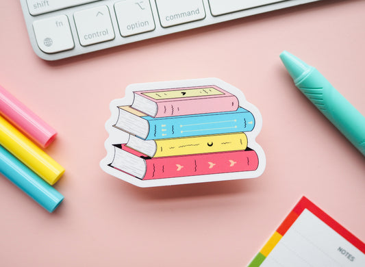 Pan Pride Flag Book Sticker