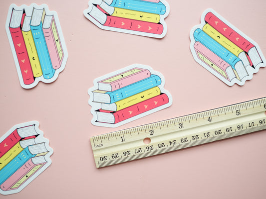 Pan Pride Flag Book Sticker