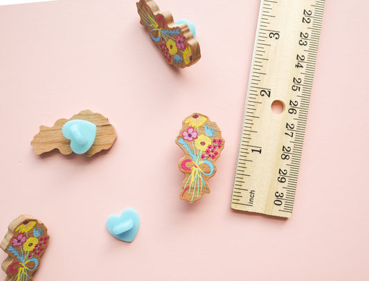 Pan Subtle Pride Floral Pin