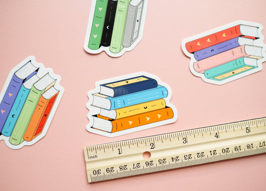 AroAce Pride Flag Book Sticker