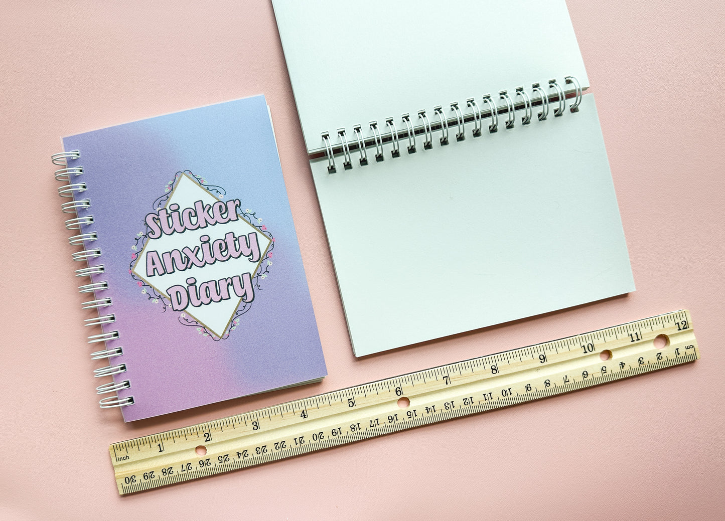 Sticker Anxiety Diary Reusable Sticker Notebook