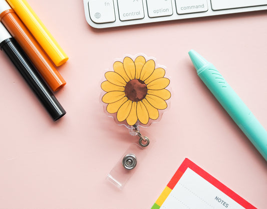 Sunflower Invisible Disabilities Badge Reel