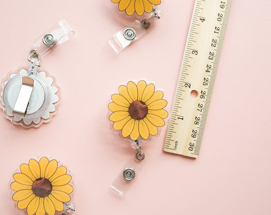 Sunflower Invisible Disabilities Badge Reel