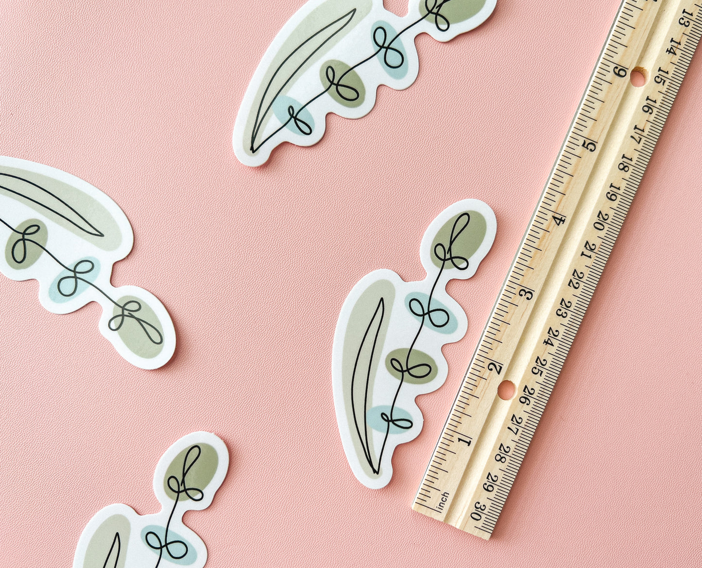 Minimalist Branch Line Art Sticker
