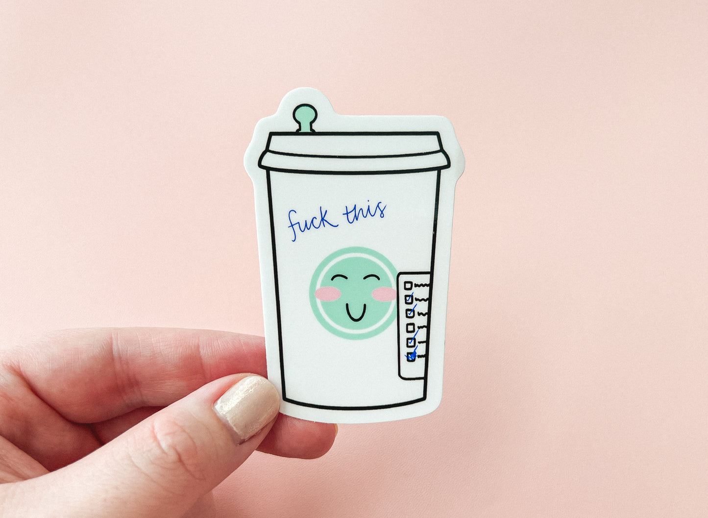 Fuck This Trauma Coffee Sticker