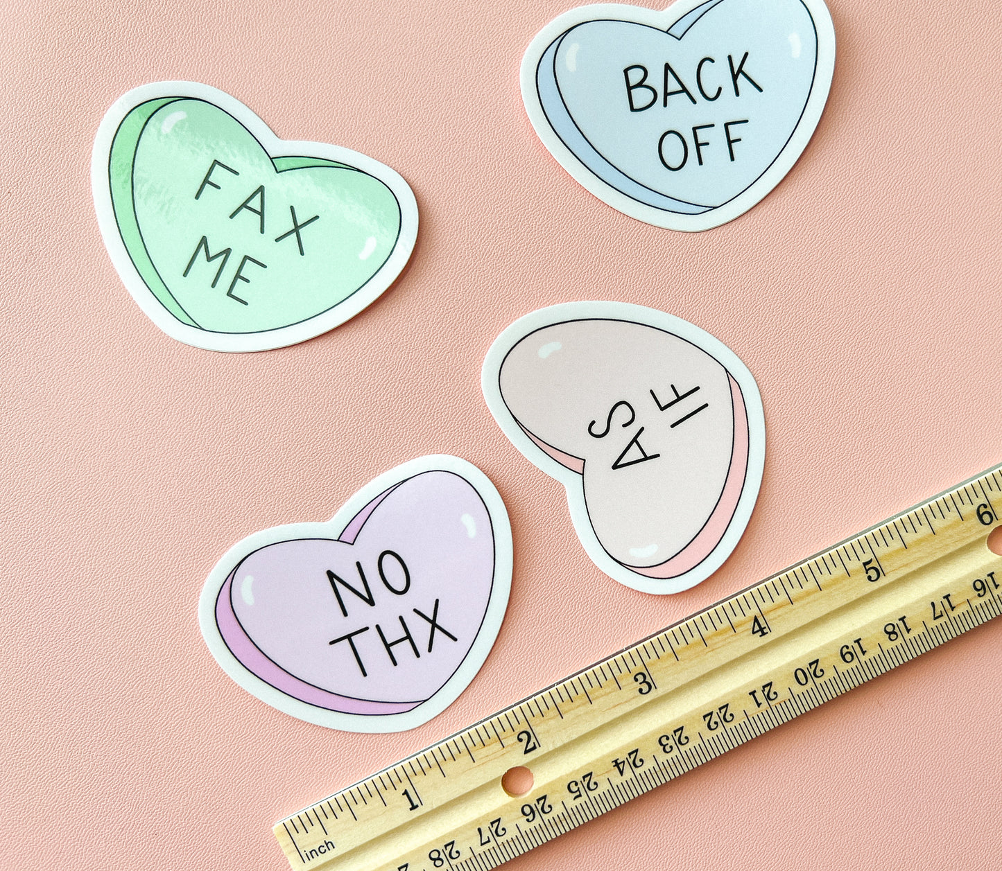 As If Candy Heart Sticker
