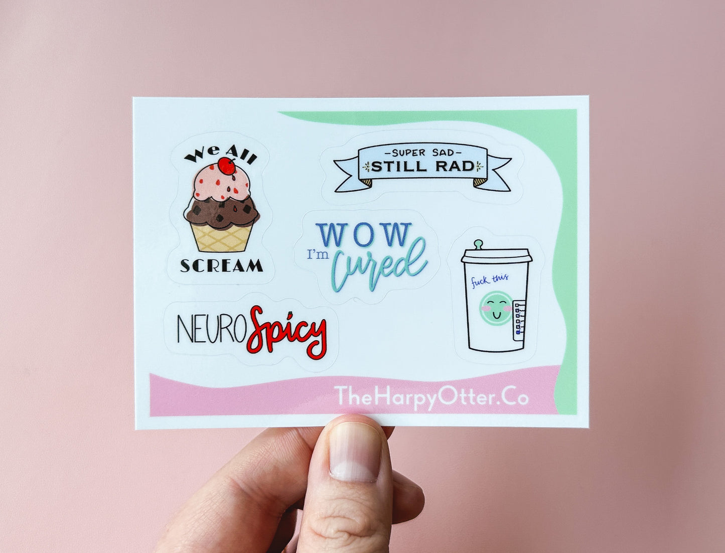 Mental Health Minis Sticker Sheet