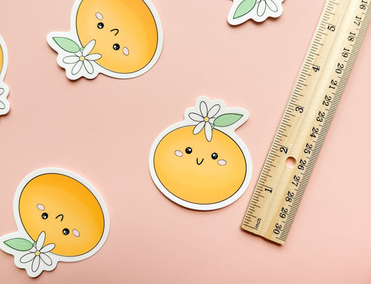 Kawaii Orange Boi Sticker