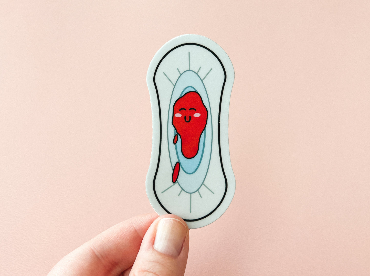Sparkly Pad Period Sticker