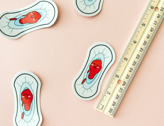 Sparkly Pad Period Sticker