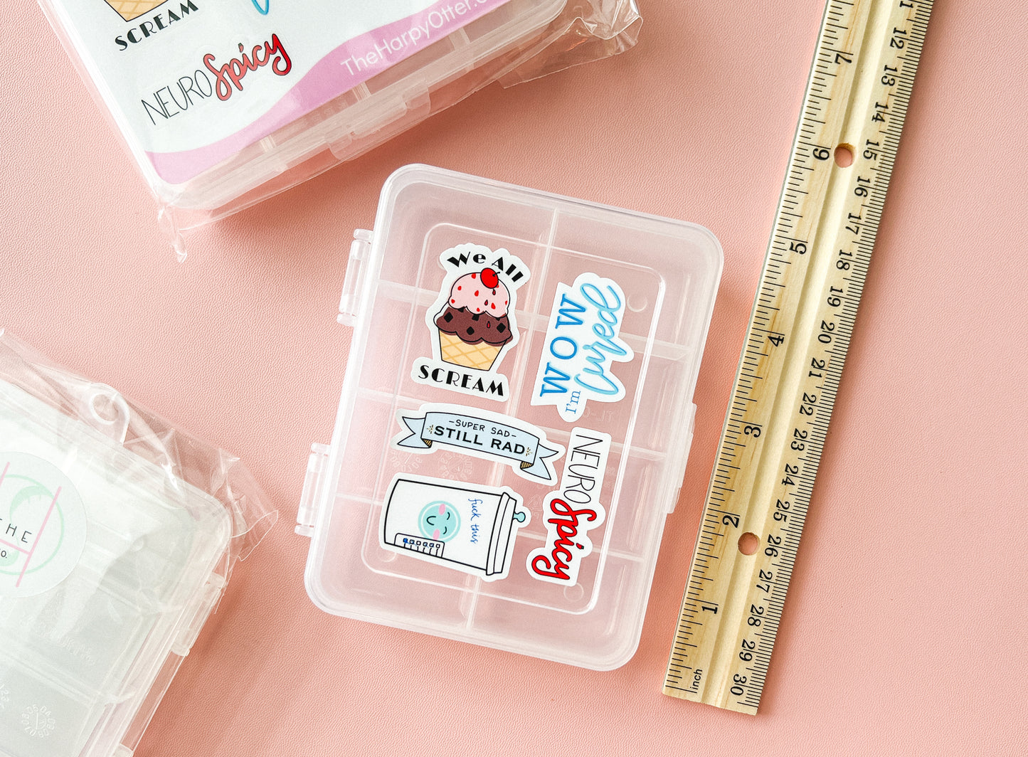 Pill Case + NeuroSpicy Sticker Sheet
