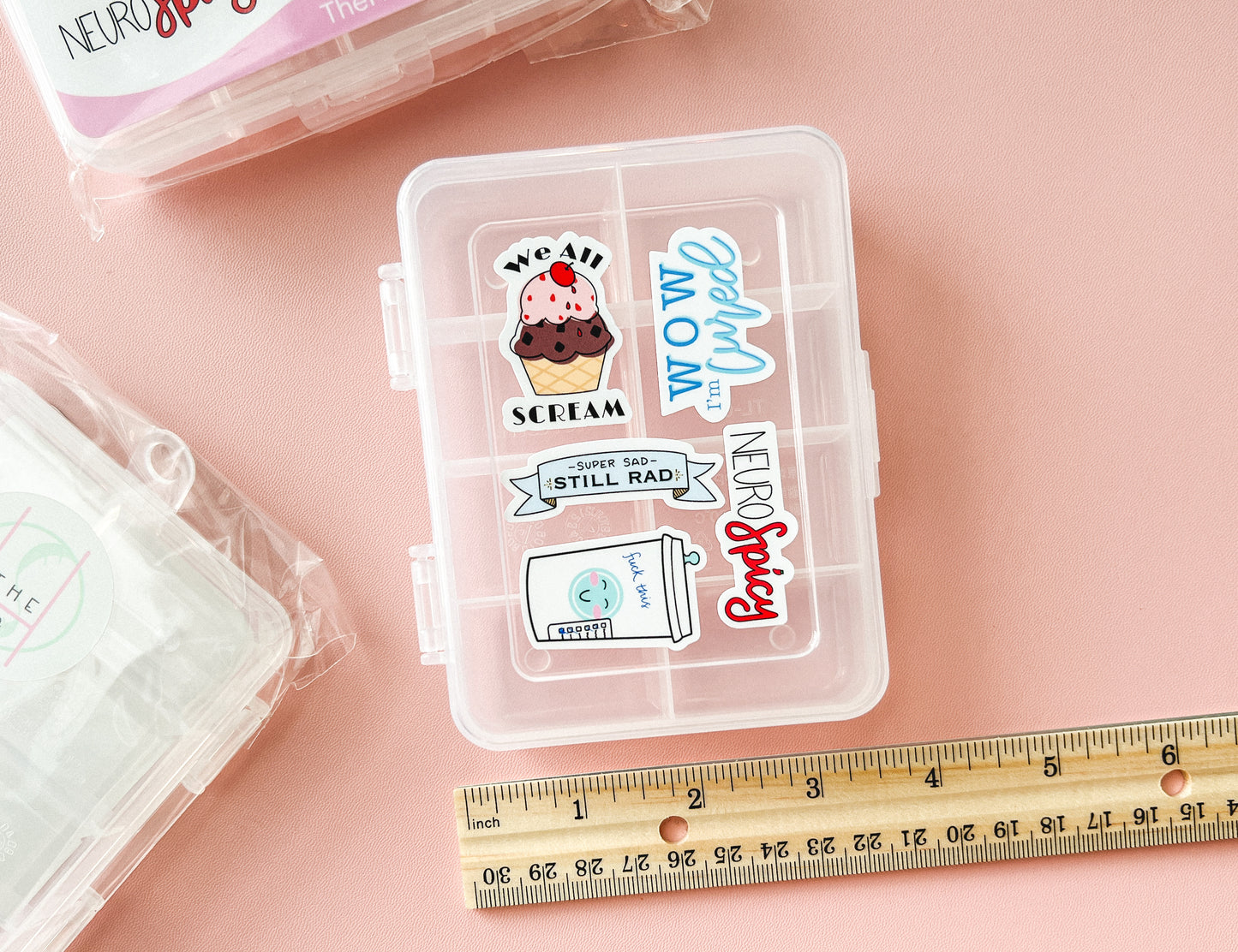 Pill Case + NeuroSpicy Sticker Sheet