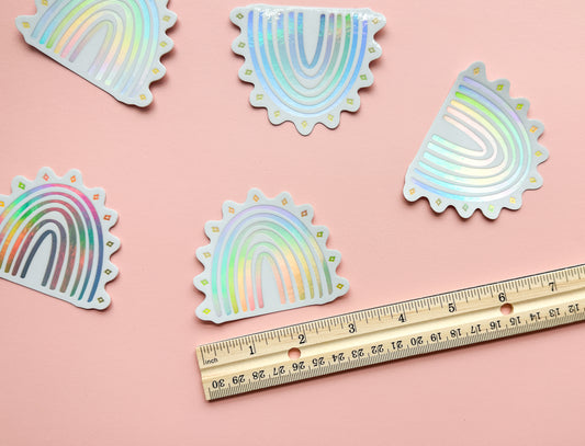 Starry Rainbow Holo Sticker