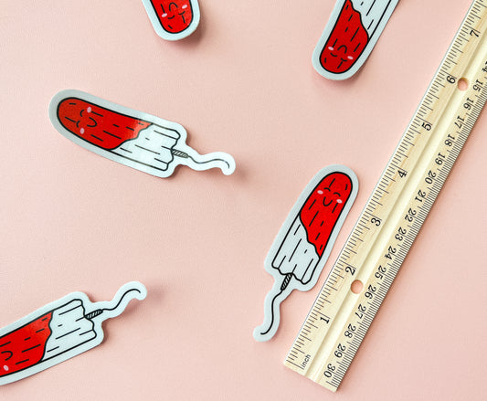 Happy Tampon Sticker