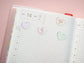 Blank Sweethearts Mini Candy Hearts Sticker Sheet