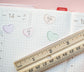 Blank Sweethearts Mini Candy Hearts Sticker Sheet