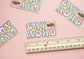 Gay with ADHD Clear Sticker