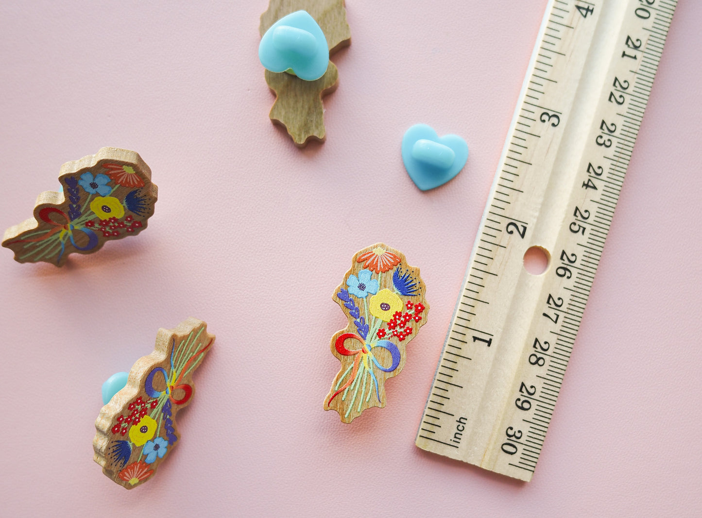 Gay Subtle Pride Floral Pin