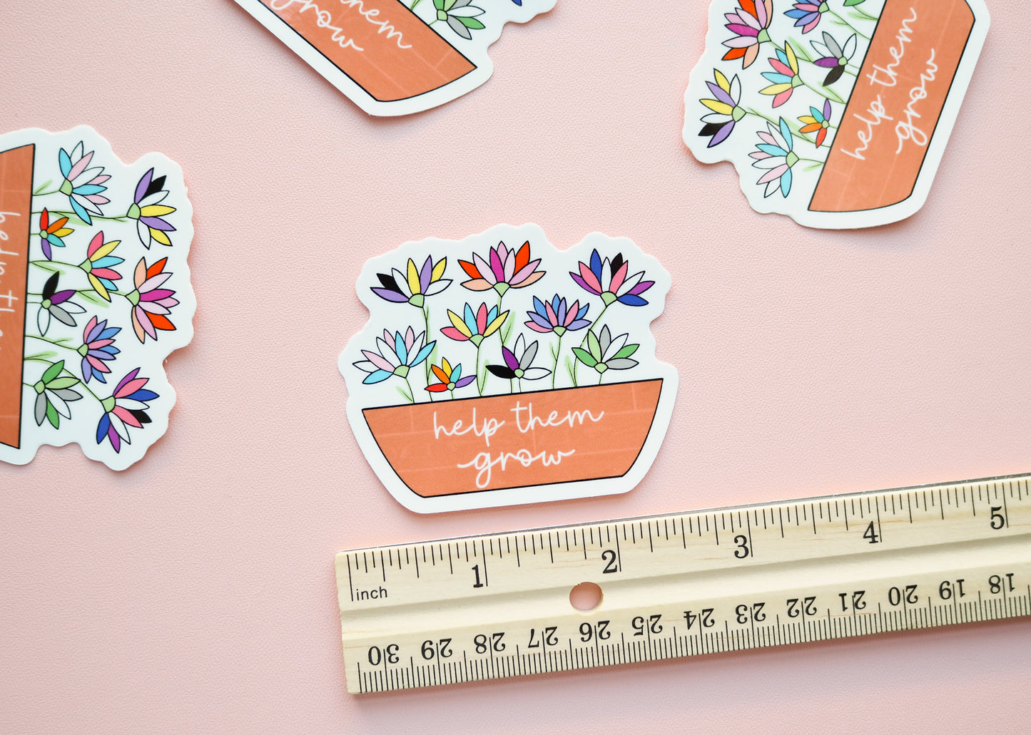 Ally Help Them Grow Safe Space Floral Sticker