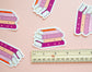 Lesbian Pride Flag Book Sticker