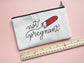 Not Pregnant Canvas Pouch