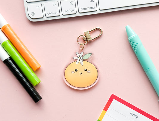 Kawaii Orange Boi Keychain