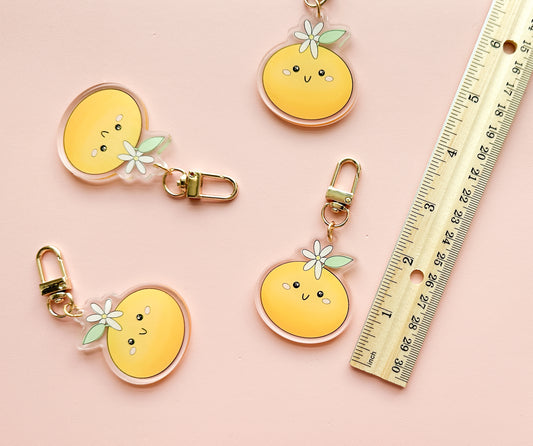 Kawaii Orange Boi Keychain