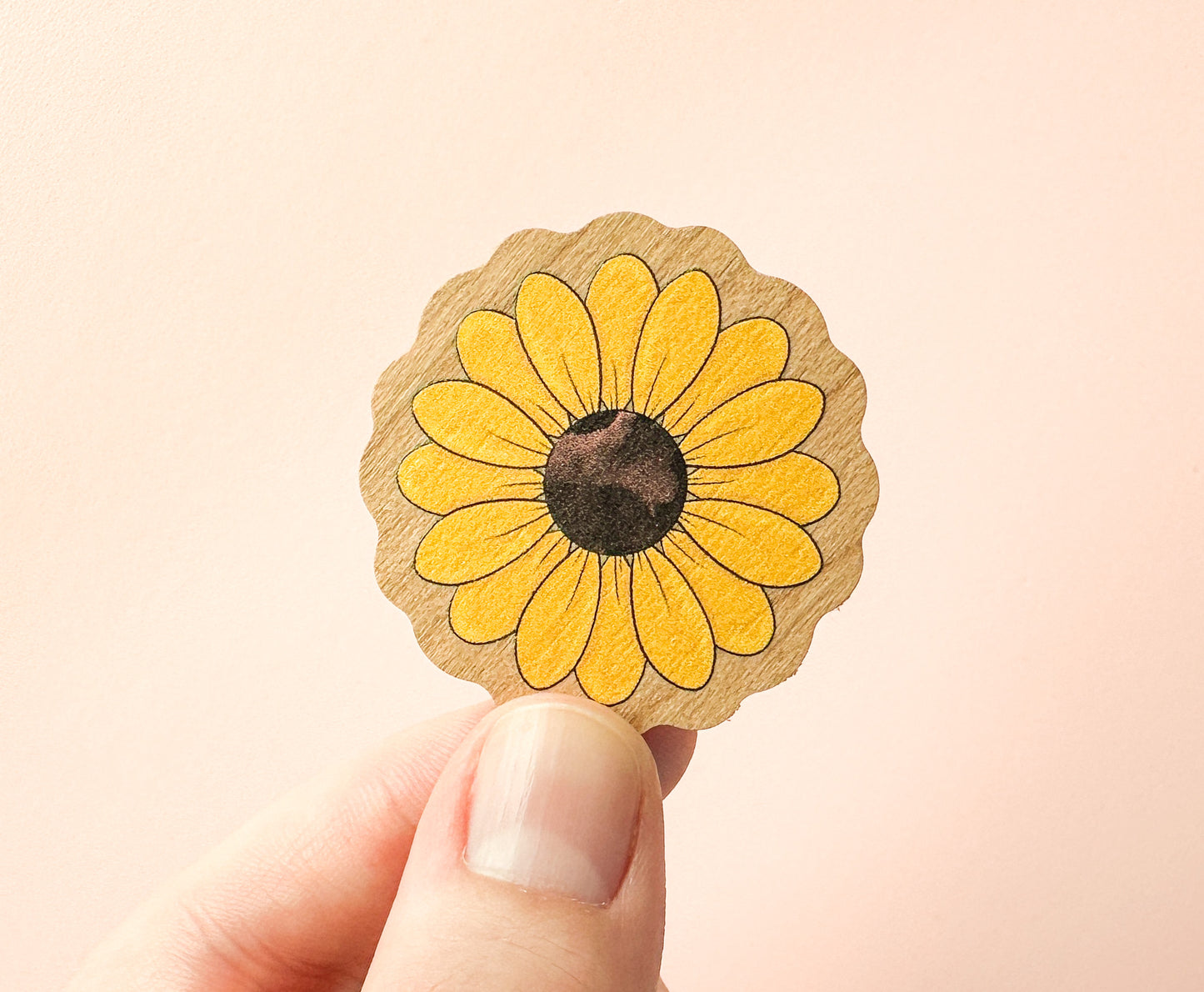 Sunflower Invisible Disability Pin