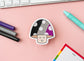 Asexual Pride Mushroom Sticker