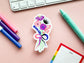 Genderfluid Floral Bouquet Pride Sticker
