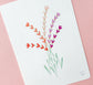 Lesbian Pride Flag Floral Art Print
