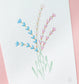 Trans Pride Flag Floral Art Print