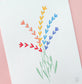 Gay Pride Flag Floral Art Print