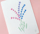 Bi Pride Flag Floral Art Print