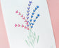 Bi Pride Flag Floral Art Print