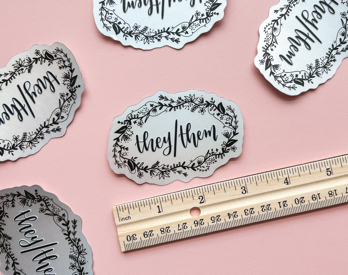 They/Them Pronouns Sticker