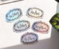 She/They Pronouns Sticker