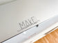 Make (Clear) Lettering Sticker