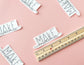 Make (Clear) Lettering Sticker