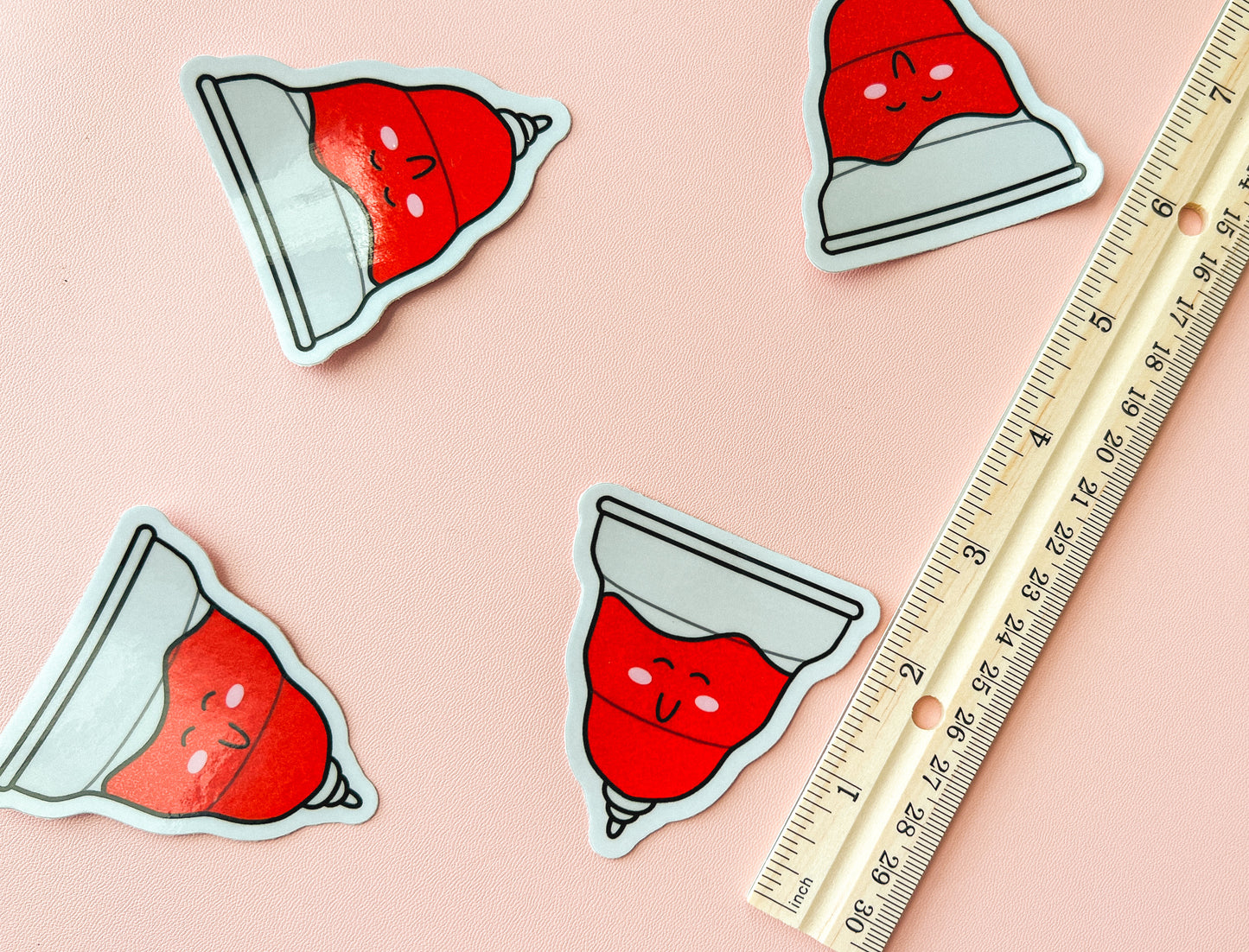 Happy Menstrual Cup Sticker