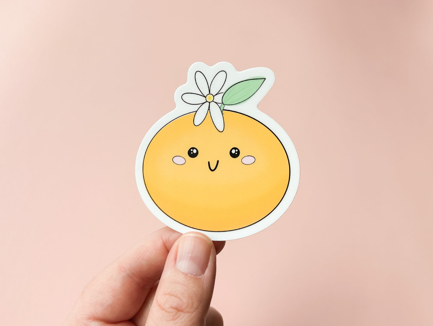 Kawaii Orange Boi Sticker