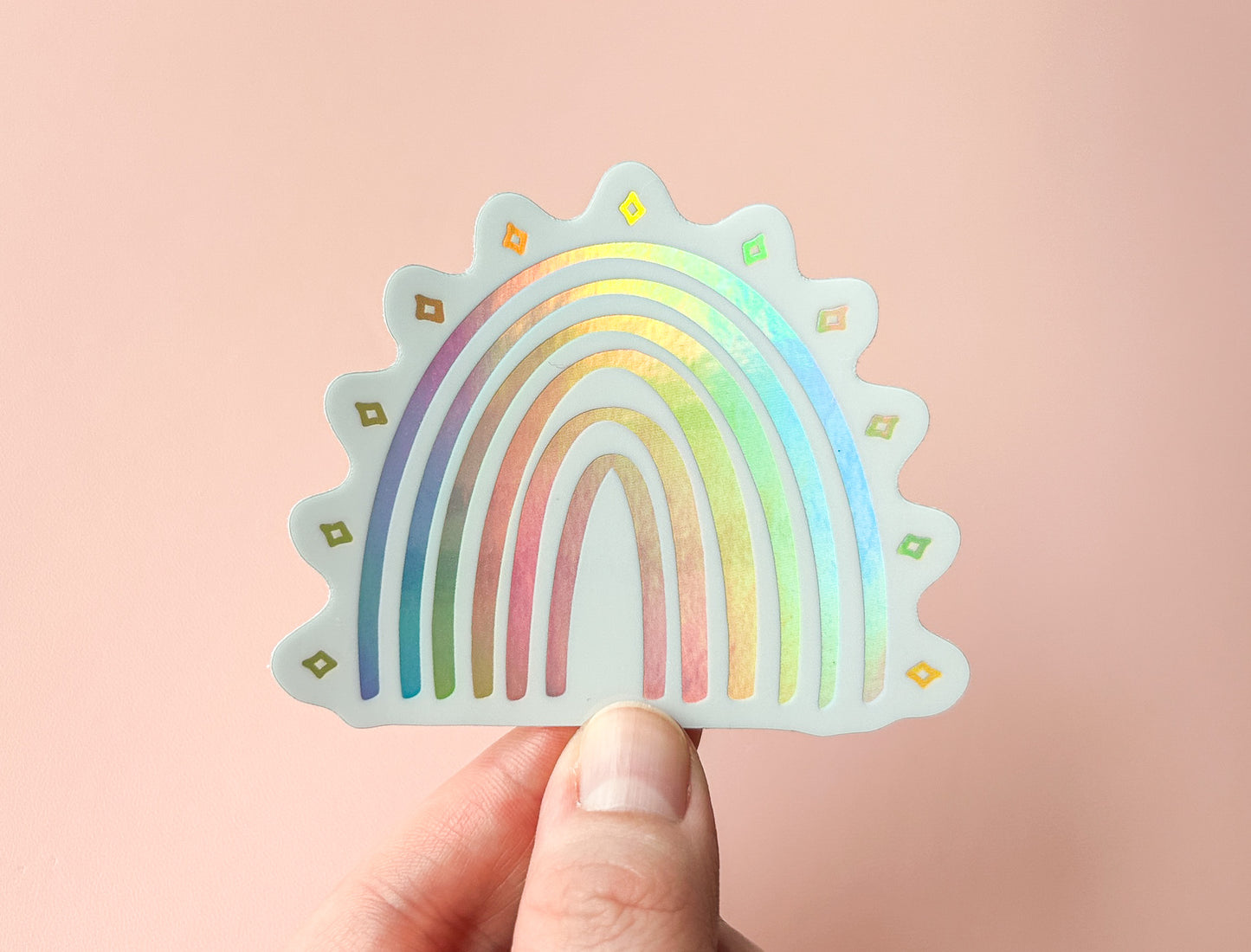 Starry Rainbow Holo Sticker