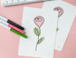 Rose Line Art Print
