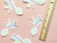Sapphic Pride Flag Floral Sticker
