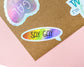 Say Gay Pride Flag Holo Sticker